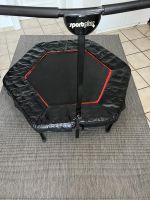 Fitness Trampolin innen indoor Sportplus mit Haltegriffe Nordrhein-Westfalen - Uedem Vorschau