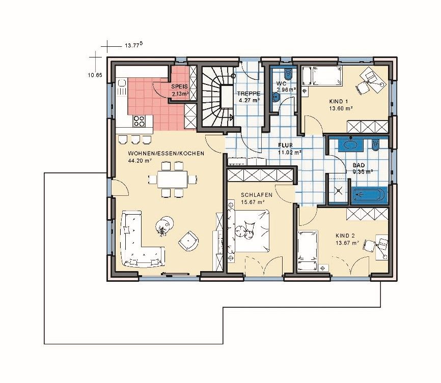 Neubau-Projekt! - Lichtdurchflutetes Zweifamilienhaus für zwei Familien oder  Vermietung der Wohnung in Simmelsdorf