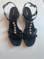 Ara sandalen schwarz mit glitzer Hessen - Darmstadt Vorschau
