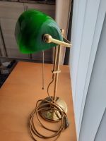 Banker Lampe Englisch Nostalgie Retro Leuchte Farbe Grün/Messing Bayern - Baldham Vorschau