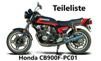 Honda CB 900 F (Z-A), SC 01, Teileverkauf, Teilelisten siehe Bild Bayern - Aschaffenburg Vorschau