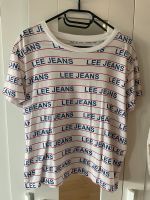 Lee T-Shirt M Shirt Oberteil Weiß Blau Rot Print Logo Lee Jeans Nordrhein-Westfalen - Emsdetten Vorschau