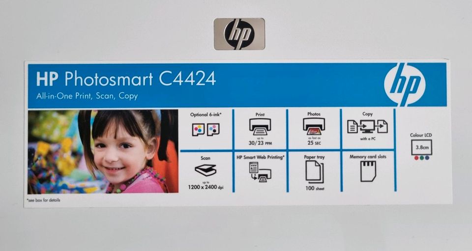 HP Photosmart C4424 All-in-One Drucker Scanner Kopierer in München