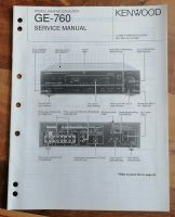 Service Manual Kenwood Graphic Equalizer GE-760 Rheinland-Pfalz - Lörzweiler Vorschau