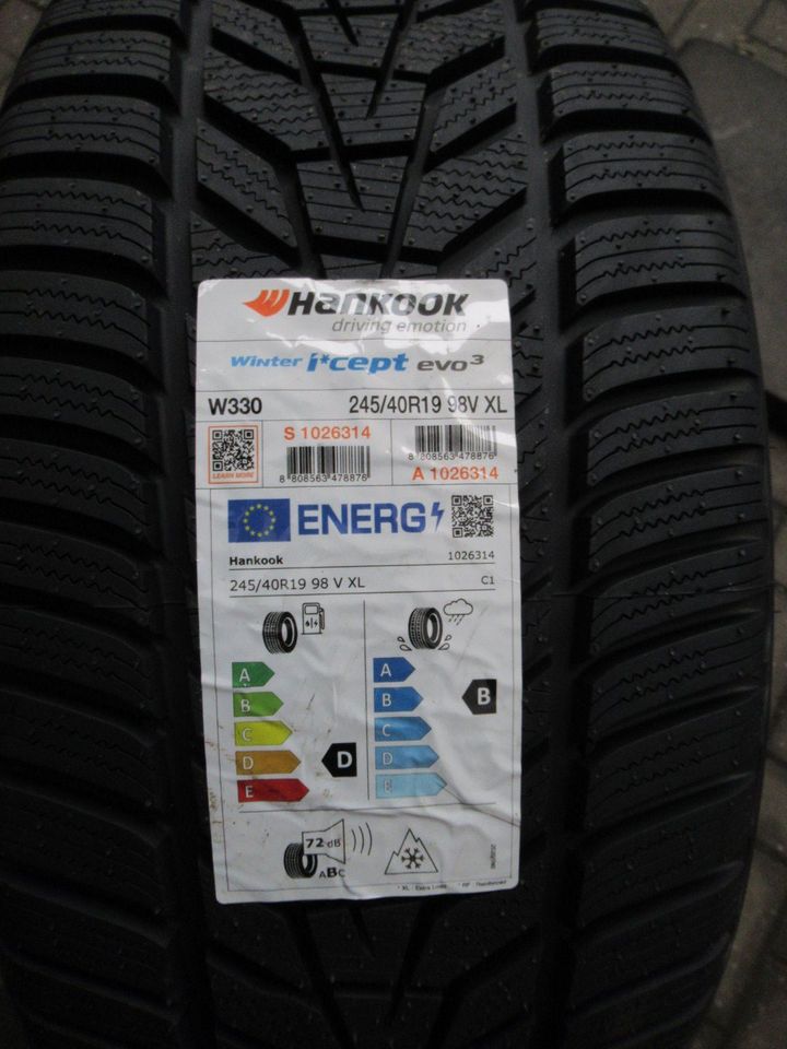 Hankook I*CEPT EVO3 - 245/40 R19 98V XL Winterreifen M+S Neu ! in Ockenheim