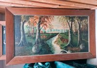 Bild mit Rahmen 130x47cm Wald Natur Gemälde Hamburg-Mitte - Hamburg Horn Vorschau