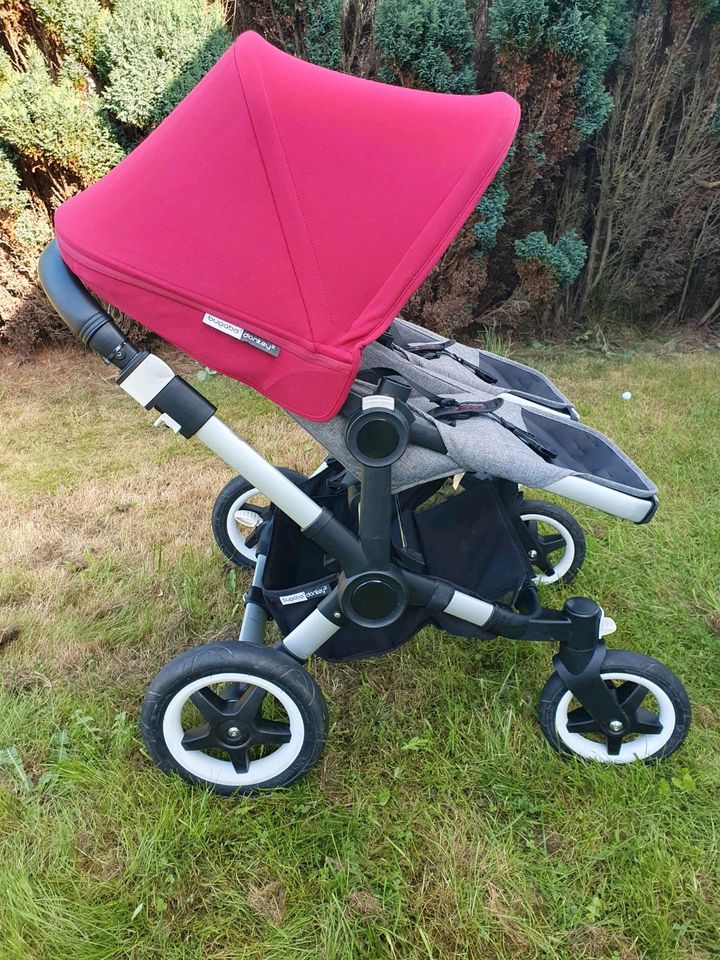 Kinderwagen, Zwillingswagen, Bugaboo, Geschwisterwagen, Gesamtpak in Nordholz