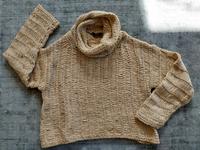 OUI Pullover Bändchen Garn Gr. XL beige cropped Bayern - Goldbach Vorschau