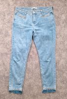 Mac Jeans Gr.42 skinny 7/8 mit Troddeln hellblau Nordrhein-Westfalen - Leverkusen Vorschau