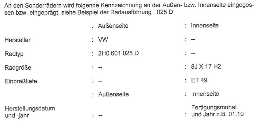 VW AMAROK Felge 17 Zoll inkl Gutachten 4 Stück in Berlin