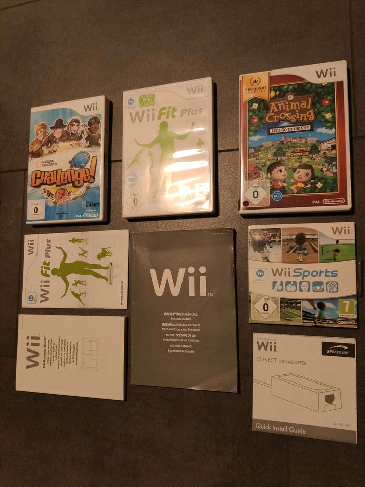 Nintendo Wii Konsole, Balanceboard, Spiele etc. in Halle