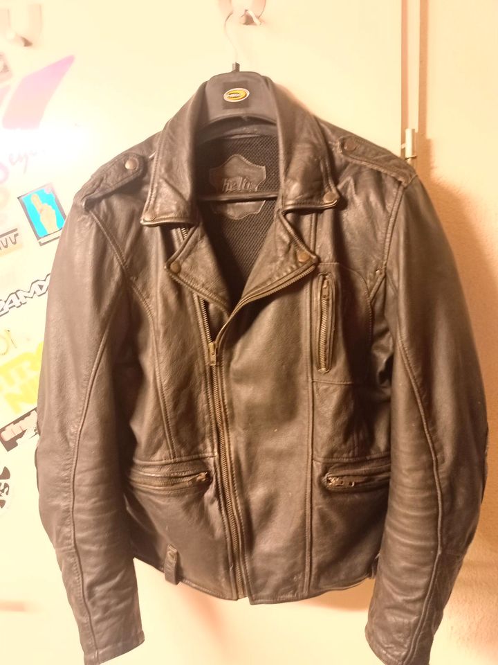 Held Lederjacke Cafe Racer Retro 56 Rockabilly Motorradjacke in Schwieberdingen