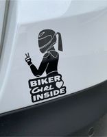 Biker Girl Motorrad / Auto Aufkleber Rheinland-Pfalz - Bechtheim Rheinhessen Vorschau