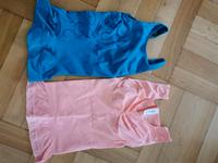 2 St. Tops, Schlankstütz, petrol, lachs, Top, Damen, Gr M Bayern - Herzogenaurach Vorschau