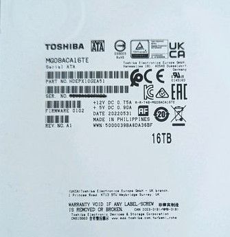 Toshiba 16TB Enterprise Internal Hard Drive – MG Series 3.5' SATA in Spreenhagen