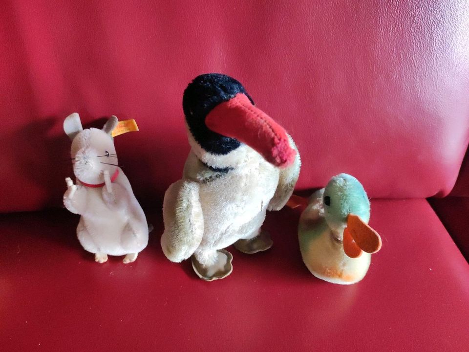 Steiff " Maus Fiep 1308 / Steiff Ente / Pinguin 4335"" Vintage in Solingen