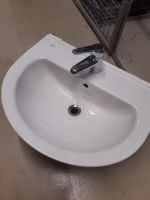Waschtisch/Waschbecken mit Armatur, 60 cm breit, weiß Bayern - Zellingen Vorschau