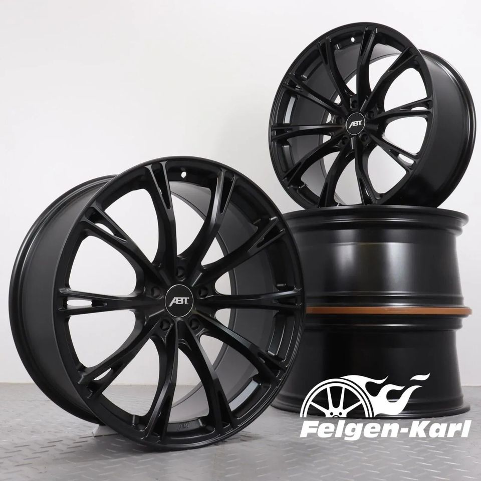 Alufelgen 20 Zoll ABT GR20 Audi S4 A4 S5 A5 S6 A6 & Allroad RS7 S7 A7 S8 A8 Q5 SQ5 Original Felgen Felgensatz FGRC502090331266MB Matt Black 9x20 ET33 5x112 66,6 mm in Gefell