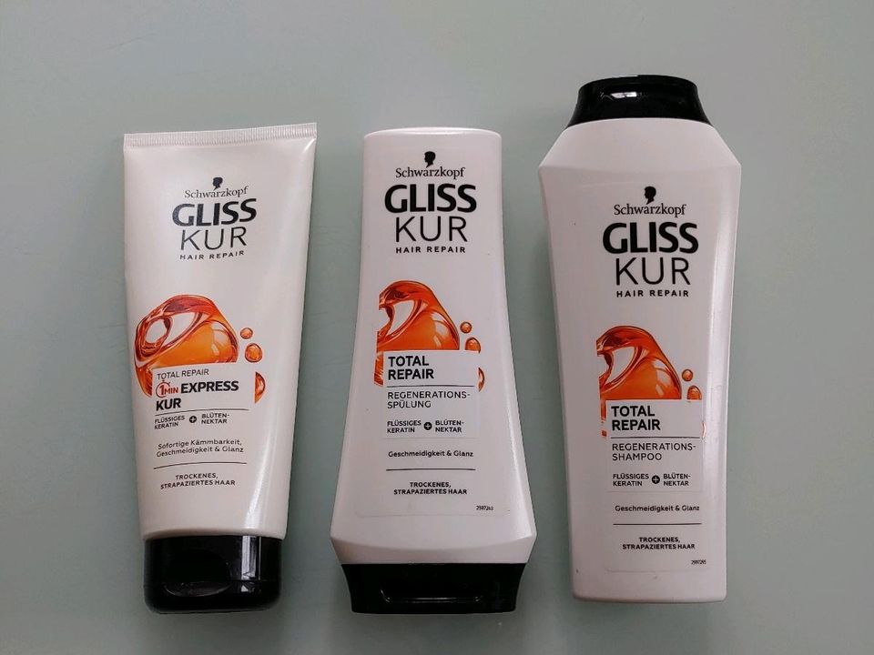 Gliss Kur Total Repair Shampoo / Spülung / Kur in Rotenburg