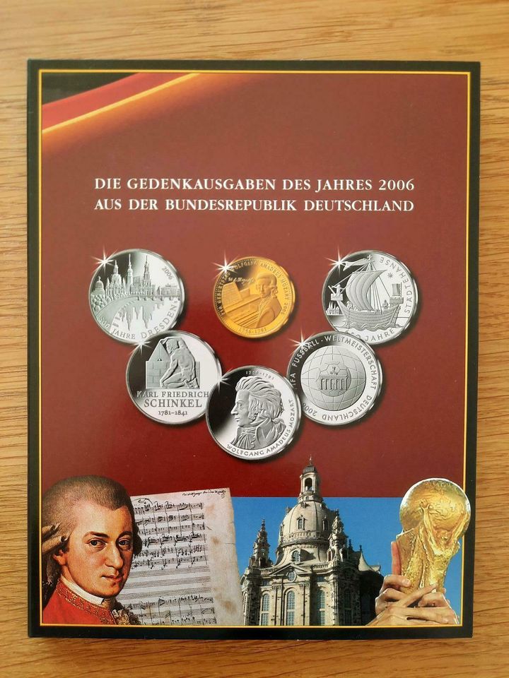 5 × 10 Euro - Gedenkmünzen Set 2006 in Halle