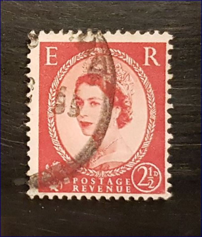 Grossbritannien MiNr. 261 Queen Elisabeth 2. Ausgabe 1952 in Pirna