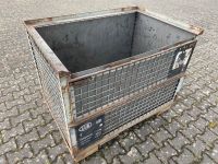 Euro-Gitterbox / Holz-Lagerbox / Metallkiste mit Blechwänden Nordrhein-Westfalen - Anröchte Vorschau