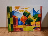 Öl Bild nach Künstler Macke 60×80cm Garten am Thuner See Nordrhein-Westfalen - Pulheim Vorschau