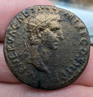 Römisches Kaiserreich Nerva AD 97 Rom Dupondius Hände Münze Niedersachsen - Braunschweig Vorschau