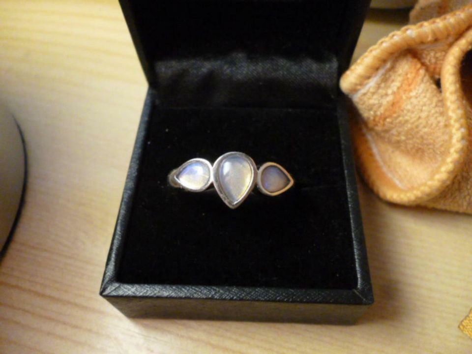 925 Sterling Silber Ring mit Kristallopal in Deggendorf