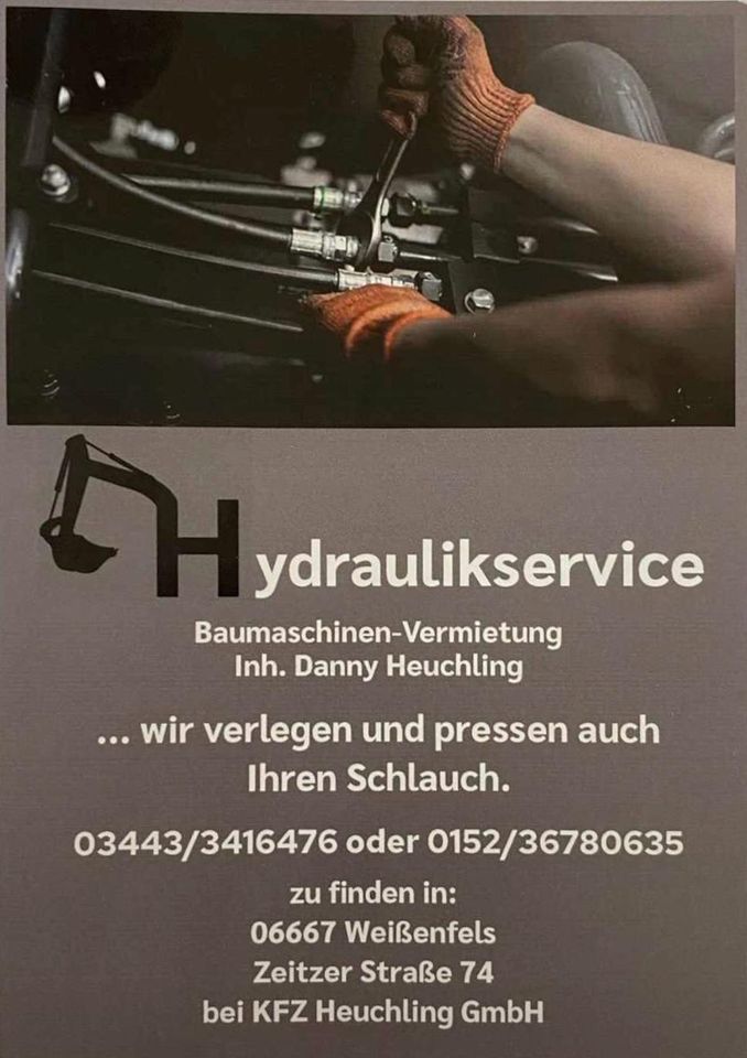 Hydraulikservice in Weißenfels in Weißenfels