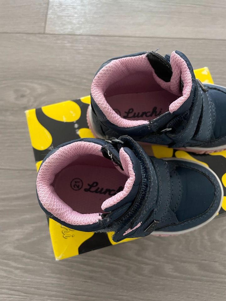 Lauflernschuhe Schuhe Sneaker Baby Mädchen Lurchi Größe 21 in Osterholz-Scharmbeck