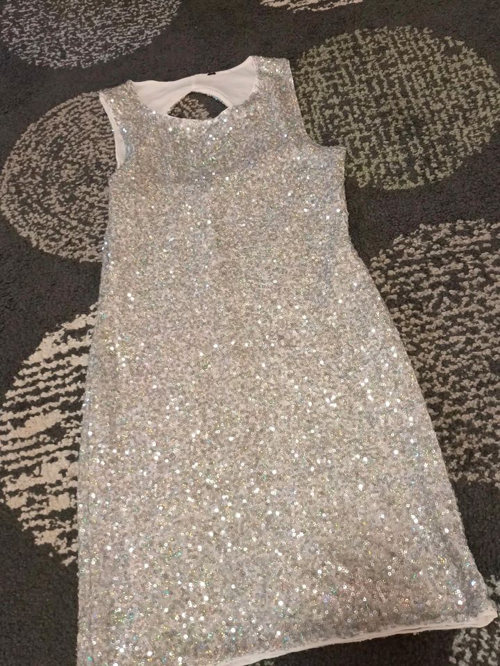 ♡Party- Silvester Kleid Silber mit Glitzer Gr.S♡ in Niedersachsen - Uelzen  | eBay Kleinanzeigen ist jetzt Kleinanzeigen