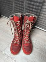 Winterstiefel rot mit Reißverschluss Sachsen-Anhalt - Hoym Vorschau