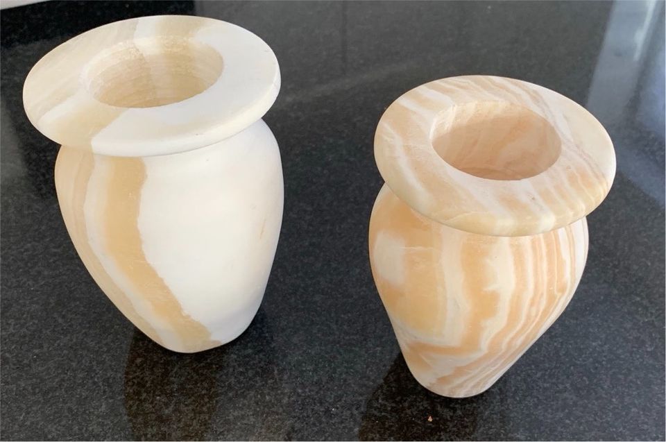 Steinvasen Vasen / Ägypten/ Handarbeit / Dekoration in Mönsheim