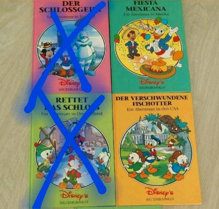 2 Bücher "Disney's Weltenbummler", Geschichten aus aller Welt in Buxtehude