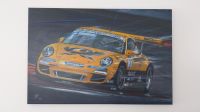 Sean Edwards Porsche Carrera Cup 2013 90x60cm Unikat handgemalt Hessen - Walluf Vorschau