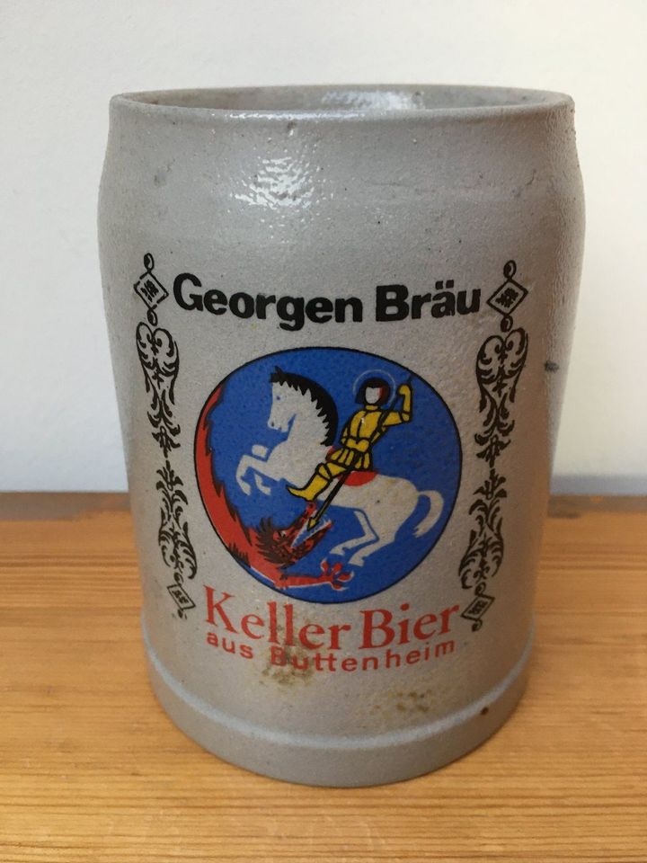 Bierkrug Georgen Bräu Keller Bier aus Buttenheim 0,5 Liter in Erlangen