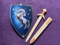 Ritter Schild & Schwert mit Scheide aus Holz LARP Kinder Nordrhein-Westfalen - Borken Vorschau