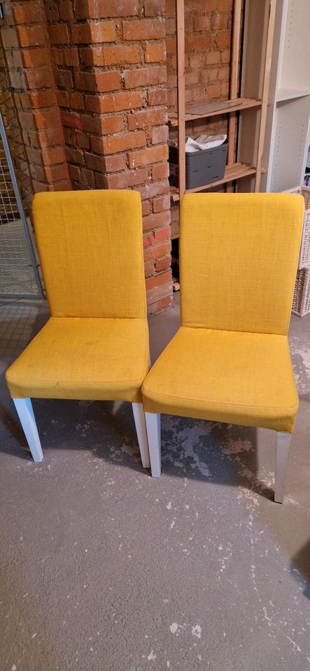 Zwei gelbe Stühle in Markkleeberg