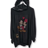 Weicher Mickey Mouse Glitzer Kapuzen Pullover Größe 42-46 Nordrhein-Westfalen - Grefrath Vorschau