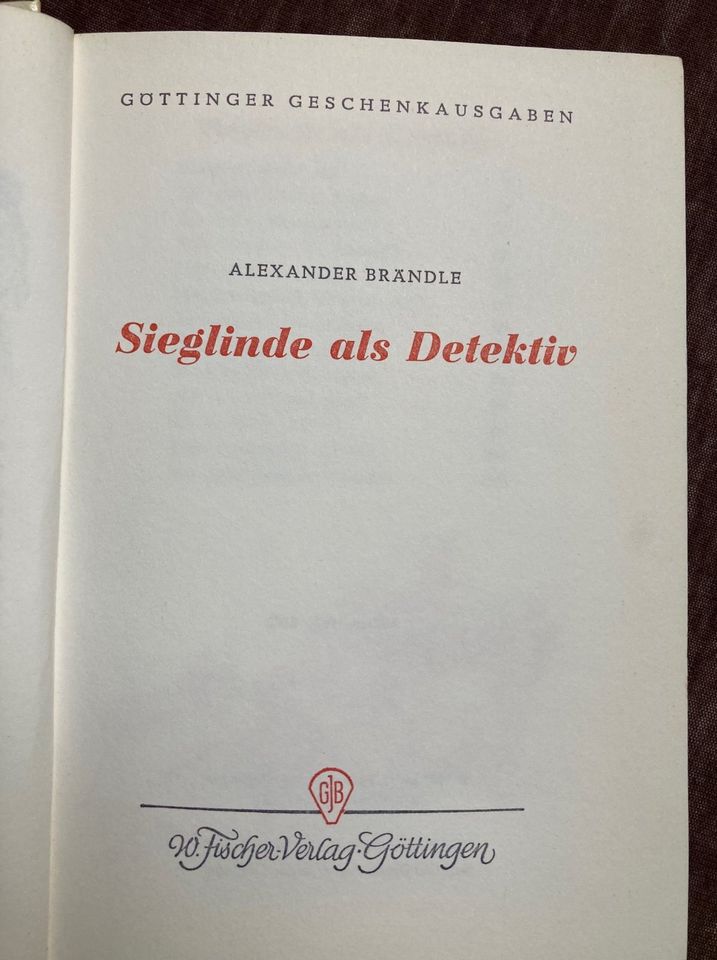 Sieglinde als Detektiv- Alexander Brändle in Zeitlofs