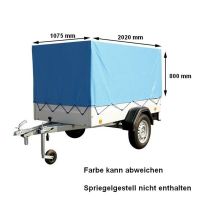 Planenanhänger  750kg mit Hochplane 1m ❎ B ❎ Anhänger Mieten Leihen Vermietung Transport Umzug PKW Anhänger Hannover - Südstadt-Bult Vorschau