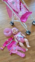 Baby Born Babypuppe + Buggy + Töpfchen + Wechselsachen Dresden - Blasewitz Vorschau