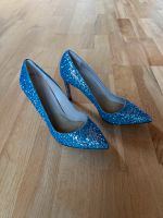 Blaue Hugo Boss Glitzer High Heel Pumps Gr. 36, Neu Hochzeit Nordrhein-Westfalen - Krefeld Vorschau