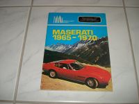 Brooklands Books : MASERATI 1965 - 1970 Buch Bayern - Sulzbach a. Main Vorschau