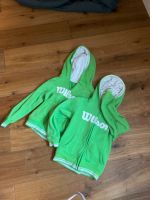 Wilson Hoodie Strickjacke gr 128 Zwillinge grün Tennis Hannover - Mitte Vorschau