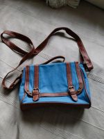 Tasche Umhängetasche Blau Braun Lederimitat Bochum - Bochum-Mitte Vorschau