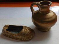 Gold Vase Ascher Gold-Krug Schuh Dekoration Bayern - Nersingen Vorschau