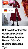 Suche dieses Hua cheng cosplay Niedersachsen - Goldenstedt Vorschau