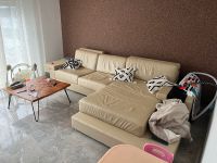 Sofa Schlafsofa Leder Beige Hamburg Model 3 Baden-Württemberg - Graben-Neudorf Vorschau